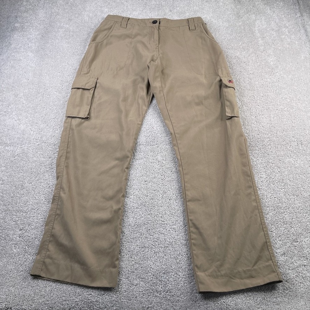 Gamehide Pants Womens Medium Brown Cargo Insect Shield Elimitick Hiking Hunting‎